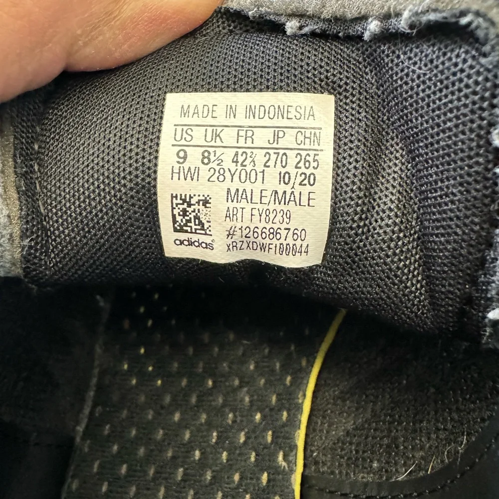 Black adidas mens Grand Court Sneaker - Picture 6 of 12